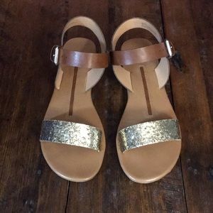 new directions Shoes - Women’s New Directions Gold Glitter Betty Sandal new directions Shoes - Women’s New Directions Gold Glitter Betty Sandal